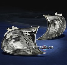 1999 2000 2001 Bmw E46 3 Series 2dr Front Corner Signal Lights Smoke 323is 328ci