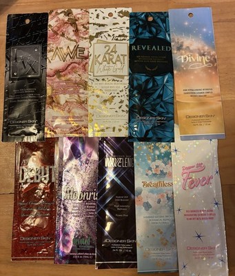 10 Packs Luxury Tanning Lotions Lot