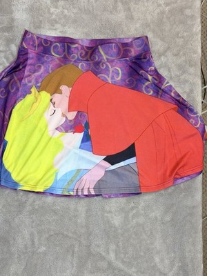 HTF Disney Sleeping Beauty ''True Love's Kiss'' Circle Skater Skirt