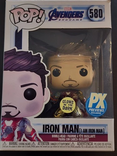 Funko Pop! Marvel: Avengers Endgame Iron Man Glow in the Dark #580