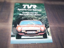 Top Rarity Gorgeous Brochure TVR Taimar from 1977!!!
