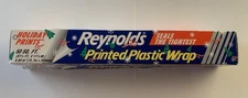 1994 Reynolds Printed Plastic Wrap - Holiday Prints  - Holiday Christmas