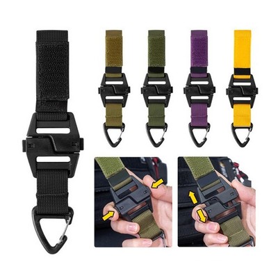 Outdoor Gear Buckle mit Press-to-Open Mechanismus für schnellen Einhandeinsatz