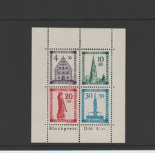 Frz. Zone Baden Bl. 1 A IV postfrisch einwandfrei