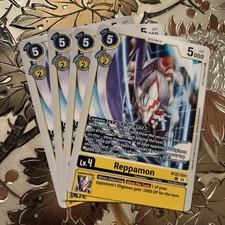 Digimon Card Game Playset Reppamon BT22-034 C Cyber Eden