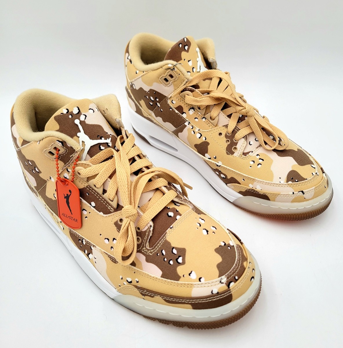 W11 WNBA Nike Air Jordan 3 Retro Tex Desert Camo Dark Driftwood