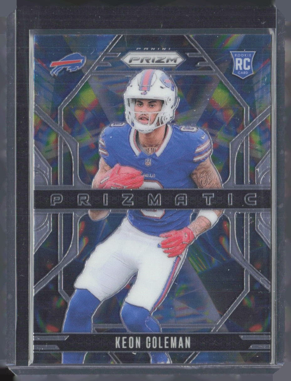 2024 Panini Prizm #15 Keon Coleman Prizmatic Rookie