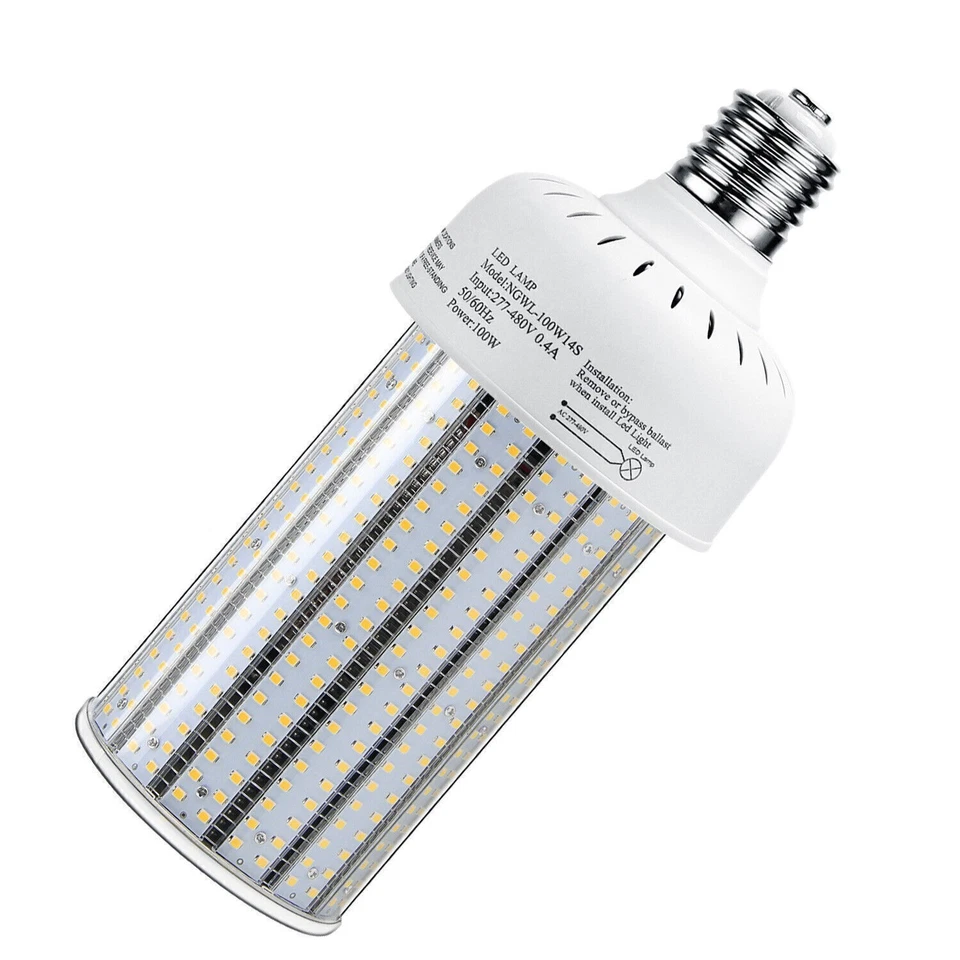 100W LED Corn Bulb 5000K For Warehouse Factory Office Light AC480V (400W MH Equ) - Image 3 of 4