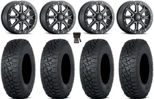 ITP Inertia Bdlk 15" Wheels Bk +40mm 33" Tenacity XNR Tires Ranger XP 9/1K