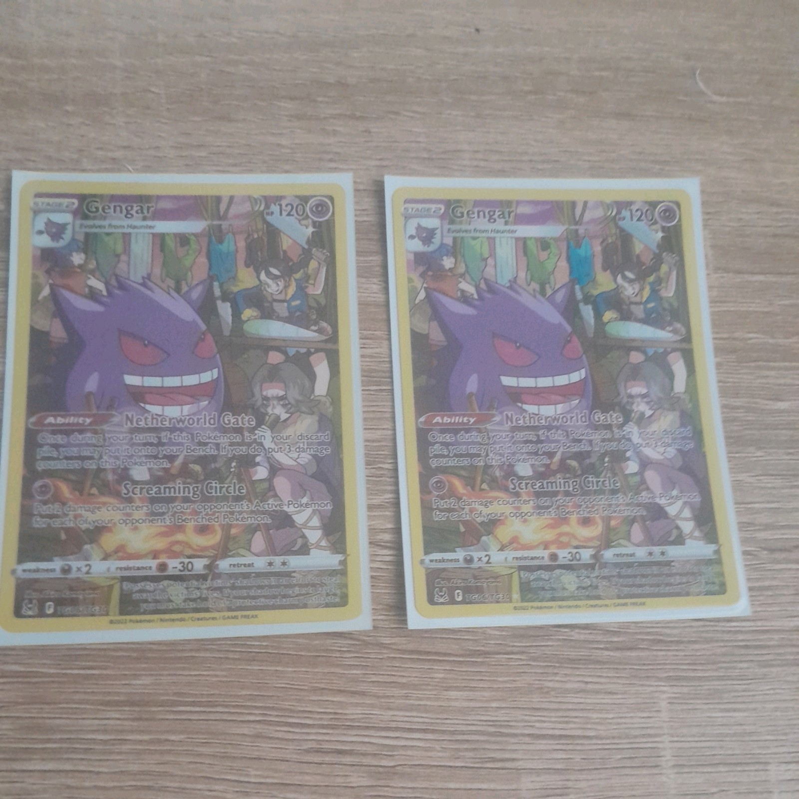 Pokemon TCG Gengar Lost Origin TG06/TG30 Full Art LP