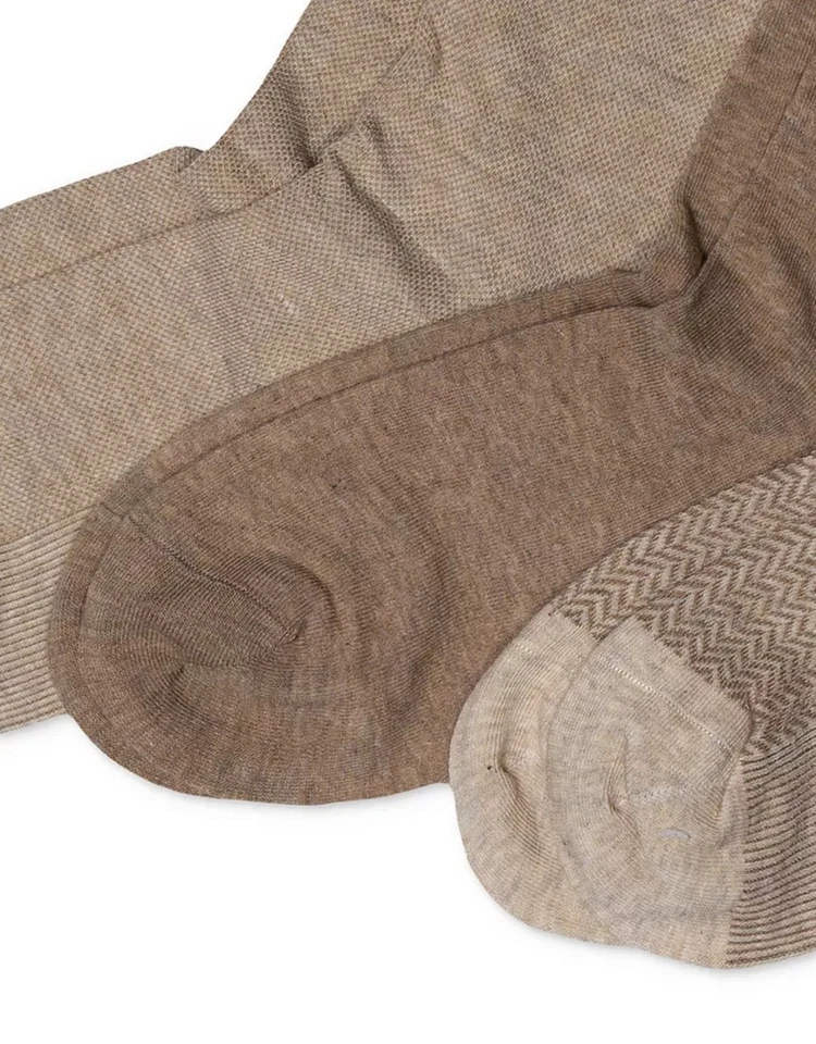 Polo Ralph Lauren Mujer Tweed Algodón Pantalones Paquete de 3 Calcetines TALLA 9-11 Foto 3 de 3