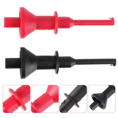 2 Pcs Testing Hook Clip Multimeters Clamp Equipment Electricians Tools