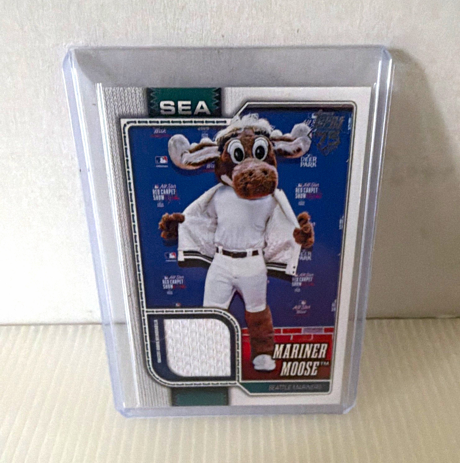 Topps 2025 Series One Seattle Mariners Mariner Moose Memorabilia MAS-M05