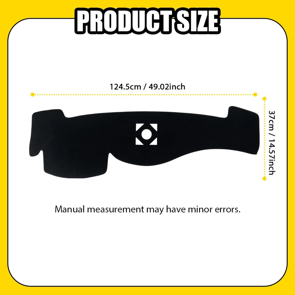 Alfombrilla de cubierta de tablero para Infiniti G25 G35 G37 Q40 Q60 2008-15 parasol 1-5X Foto 2 de 4