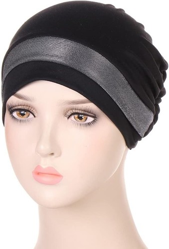 4 Pack Islamic Women Hijab Head Wrap Turban Hair Loss Headwear Bonnet Inner Cap - Picture 33 of 35