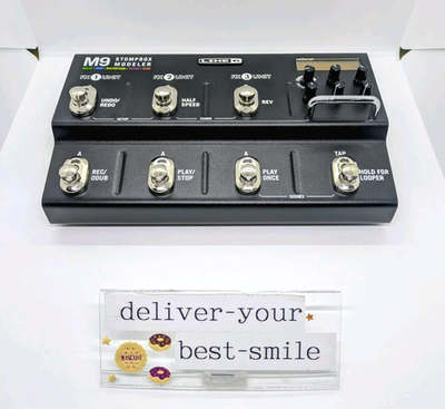 Line6 M9 Stompbox Modeler Multi-Effects Guitar Effect Pedal Used w