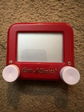 Ohio Art Pocket Etch A Sketch Small Fushia Art Travel Entertainment 4"