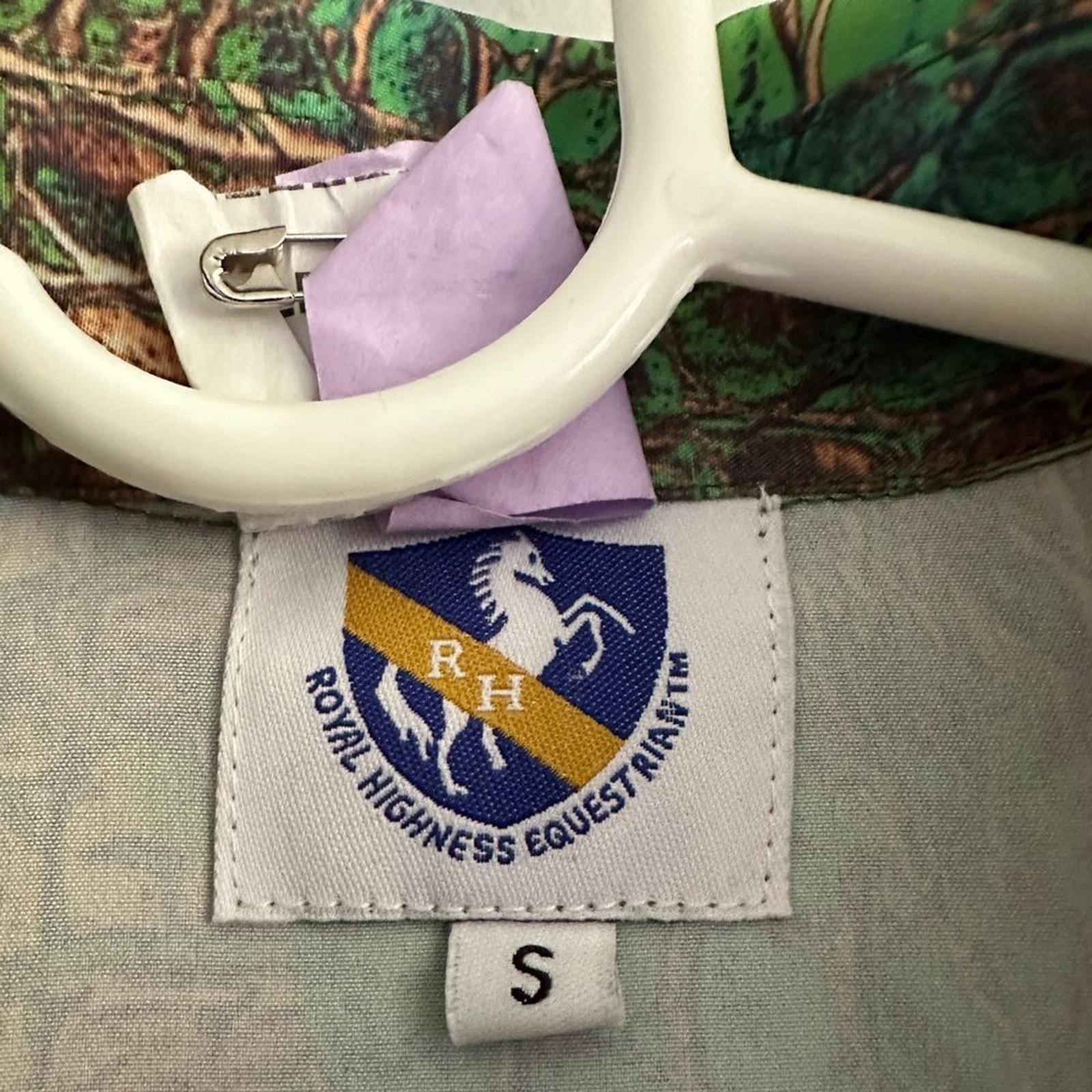 Royal Highness Equestrian Snake Print Horse Riding Performance Shirt