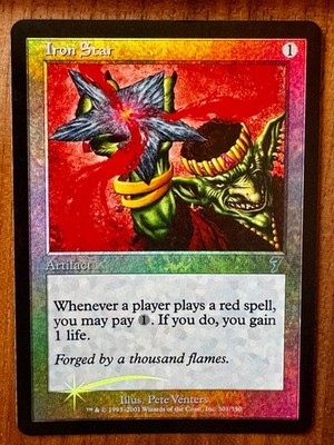 Iron Star [Seventh Edition] Magic the Gathering LP Foil