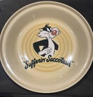 FIESTA 1994  Yellow Looney Tunes Sylvester Deep Pie Plate Baking Dish — photo 2