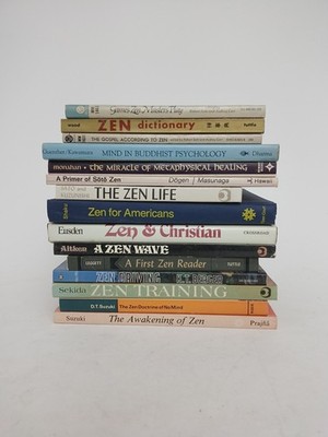 Mixed Lot Of 15 Vintage Zen Teaching/ Buddhism Books  Paperback/ Hardcover 