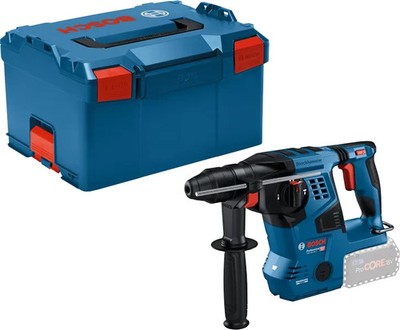BOSCH / PRO GBH 18V-28 C + 2x NEW EXBA18V-80 TABLESS + ULTRA FAST CHARGING