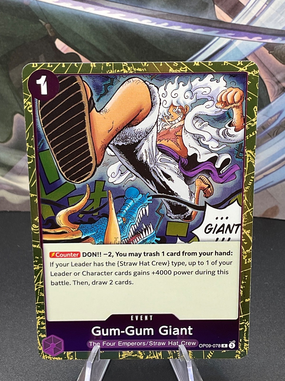 Gum-Gum Giant OP09-078 (R) Rare Emperors in the New World One Piece TCG