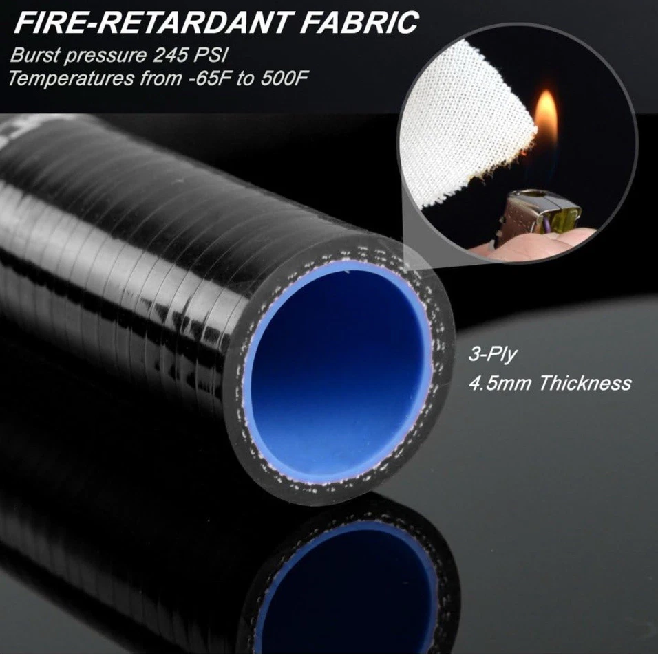 Mangueira aquecedor radiador silicone G-PLUS compatível com 1986-1995 Suzuki Samurai azul - Imagem 2 de 4