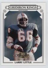 2007 Donruss Threads Pro Gridiron Kings Larry Little #PGK-50 HOF 7rf