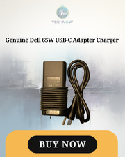 Dell 65W USB-C LA65NM170 HA65NM190 Type-C AC Adapter Power Supply Laptop Charger