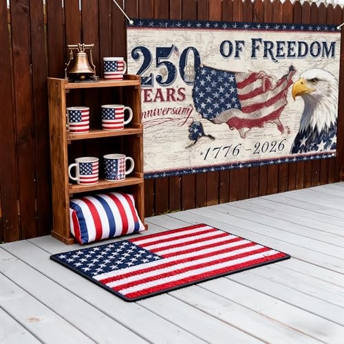 Sfondo americano 250 anni di libertà 1776-2026 americano 250 anniversario - Foto 5 di 8