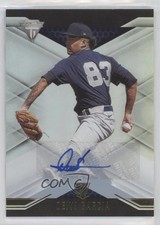 2021 Panini Chronicles Titanium Auto Deivi Garcia #6 Auto 0z68