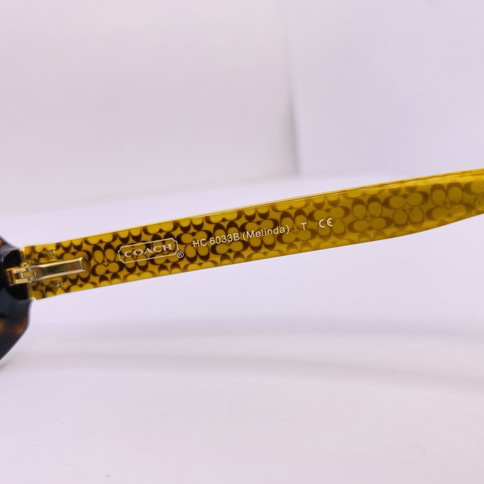 Coach Authentic Eyeglasses HC 6033B Melinda 5033 Dark Tortoise 49 [] 15 135 Gold thumbnail 5