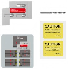 Generator Interlock Kit Compatible with Square D QO or Homeline 100 or 125 Amp