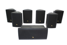 Lot of 7 Infinity Minuette MPS Home Theater Satellite Surround Speakers
