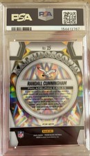 Panini 2025 Prizm Black Kaleidoscopic Gold Prizm Randall Cunningham #15 /10 PSA…