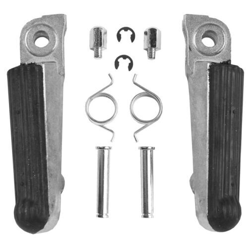 Universal Pillion Footrest Peg Assemblies With Rubbers – For Triumph, BSA, Norton & More-1011347