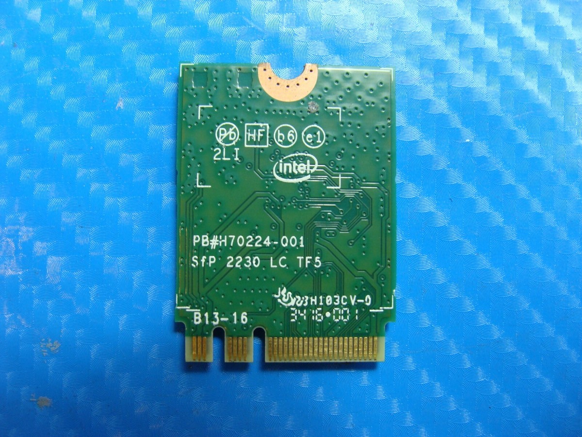 Scheda WiFi Wireless Intel 8260NGW Per HP Zbook 15 G3 / Elitebook 840 G3 - 806721-001