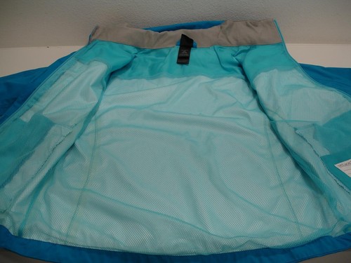 The North Face Blue Hyvent Rain Wind Jacket Waterproof Shell Parka Girls L 14/16 - Picture 17 of 23