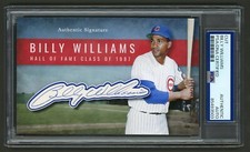 Billy Williams Cards, Rookie Card and Autographed Memorabilia Guide 45