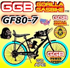 66cc/80cc 2-STROKE MOTORIZED BIKE KIT WITH MULTISPEED CRUISER BIKE POWER DIY
