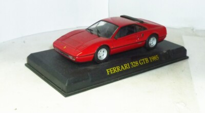 MODELLINO AUTO - FERRARI 328 GTB 1985 SCALA 1:43 - CON BASE MA
