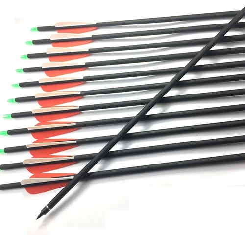 Arrow 28"/30"/32" Archery Arrows Spine500 Changeable Arrowheads Plastic - Bild 29 von 30