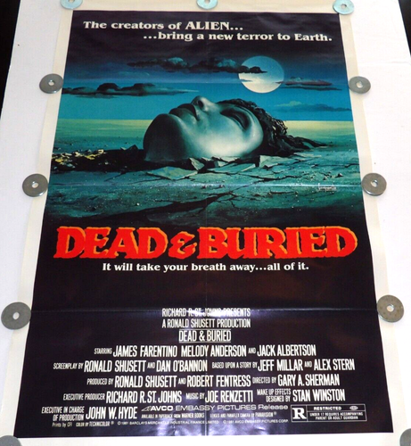 1981 DEAD AND BURIED Original 27x41 One Sheet Movie Poster