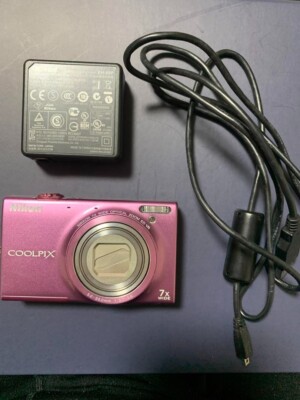 Nikon Coolpix S6100 ピンク 7倍ズーム Nikon COOLPIX S6100 Gloss Pink 20.0MP Digital Camera 7x zoom