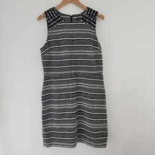 Banana Republic Tweed Sleeveless Round neck Women's Shift dress Sz 14