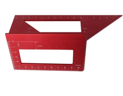 New Woodworking T-Type Scriber Guide Ruler 45/90?? Degree Angle Marking Tools