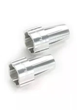 STRC Aluminum Rear Lock-Outs Silver Axial SCX10 STA30493S