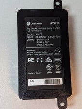 Open Mesh ATPOE 802.3AF atpoE Injector with US Cord