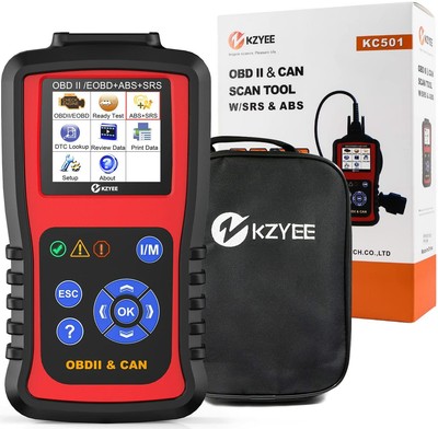 KZYEE OBD2 Car Scanner ABS SRS Diagnostic Scanner Check Engine Light Code Reader